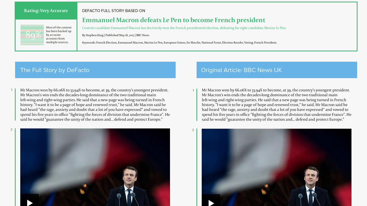 Case DeFacto - Article Compare 1